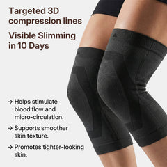 3D Compression Knee Sleeves –Say Goodbye to Saggy, Uneven-Looking Legs