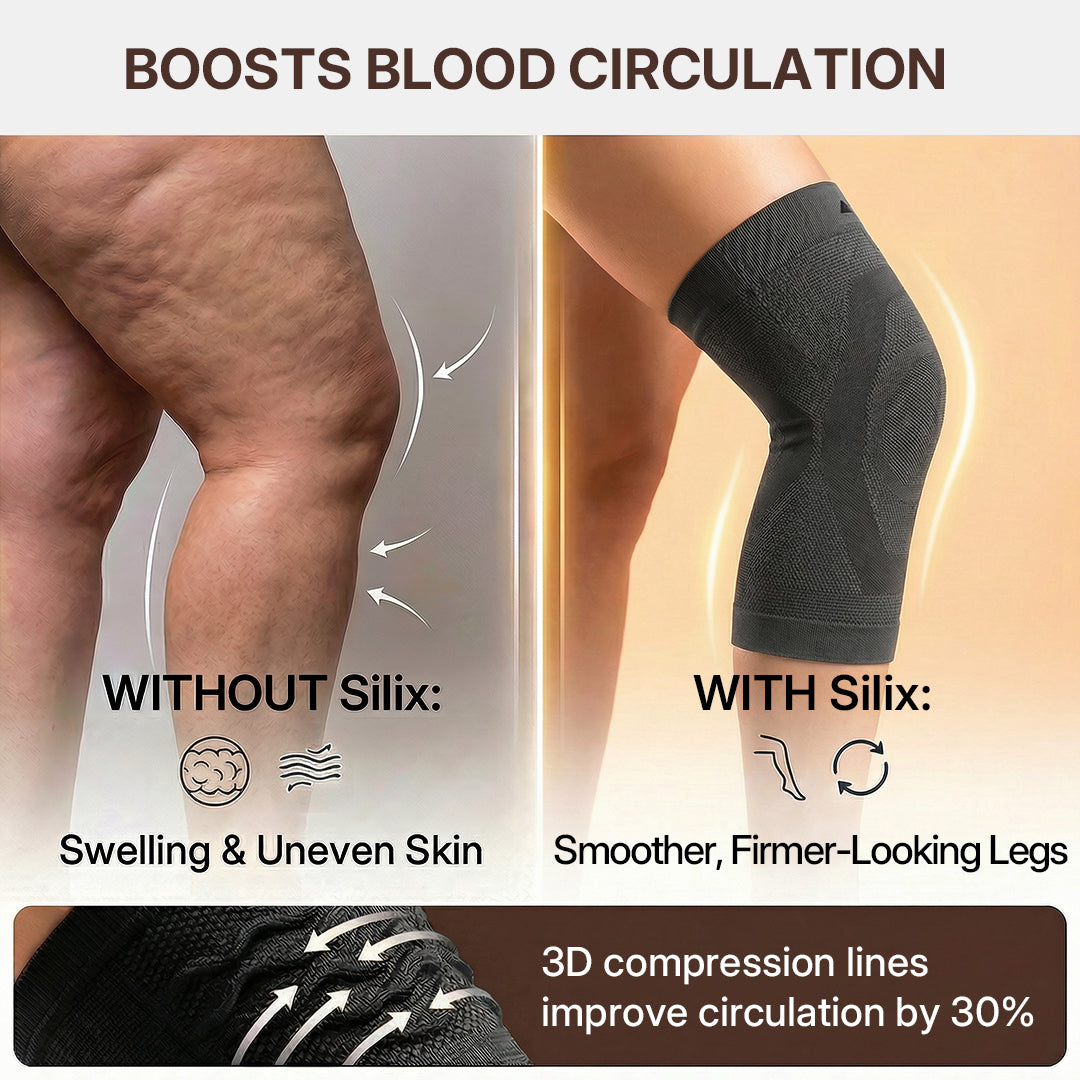 3D Compression Knee Sleeves –Say Goodbye to Saggy, Uneven-Looking Legs