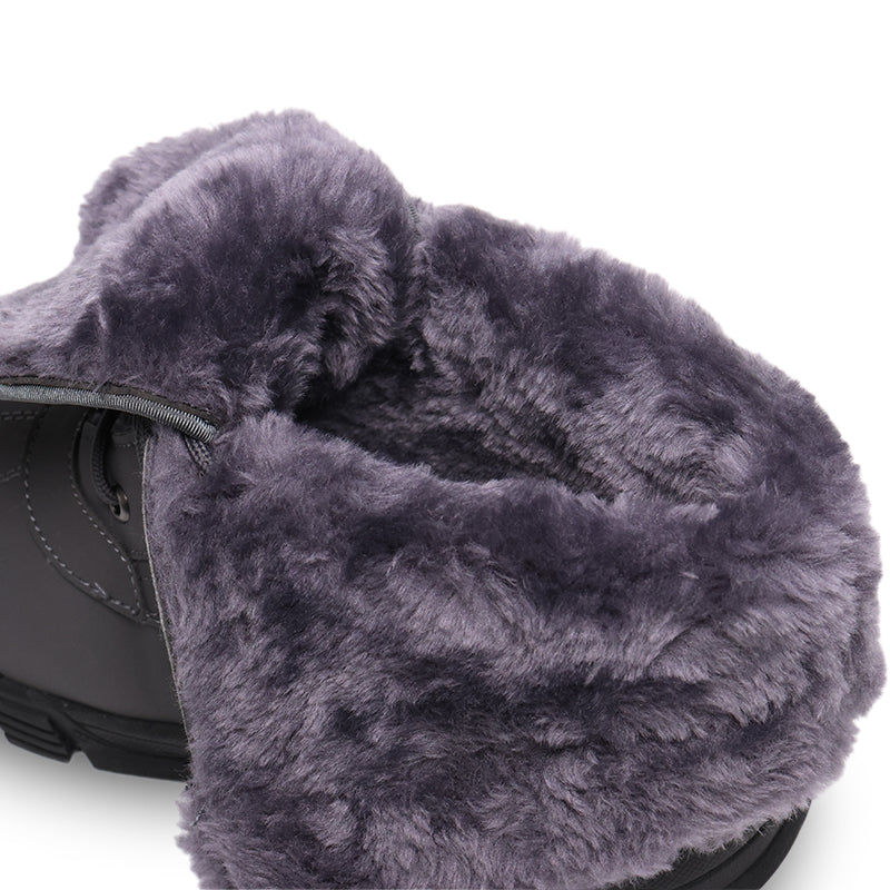 (Limited Time 70% Discount Event) Men's 2024 Winter New Wide Toe Ankle Support Orthopedic Arch Support Snow Boots Warm Waterproof Non-slip Anti-puncture Hiking Boots