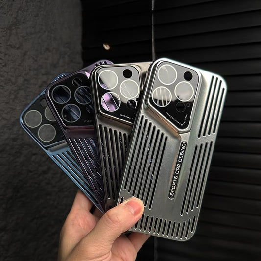 Electroplating Hollow Blade Heat Dissipation Case Suitable For iphone
