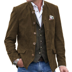 Men's Cotton Classic Casual Knit Jacket