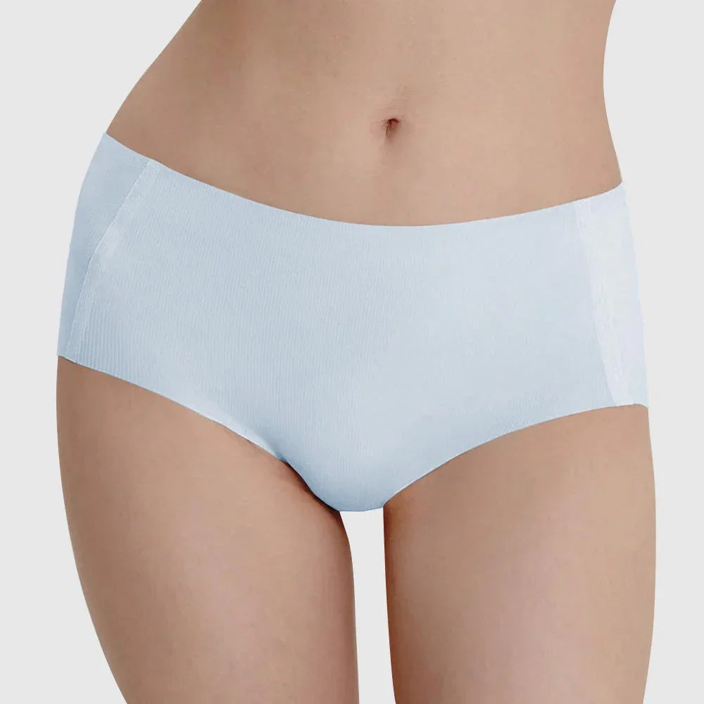 Breathable Seamless Mid-Rise Briefs