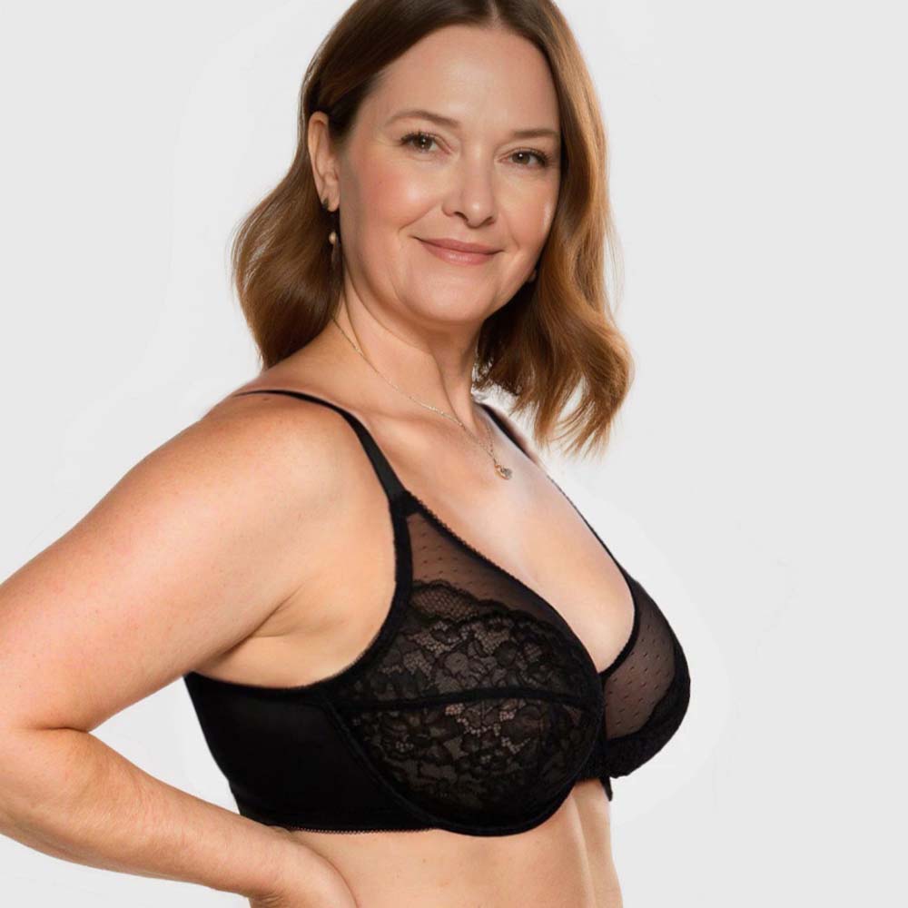 Unlined Lace Underwire Bra