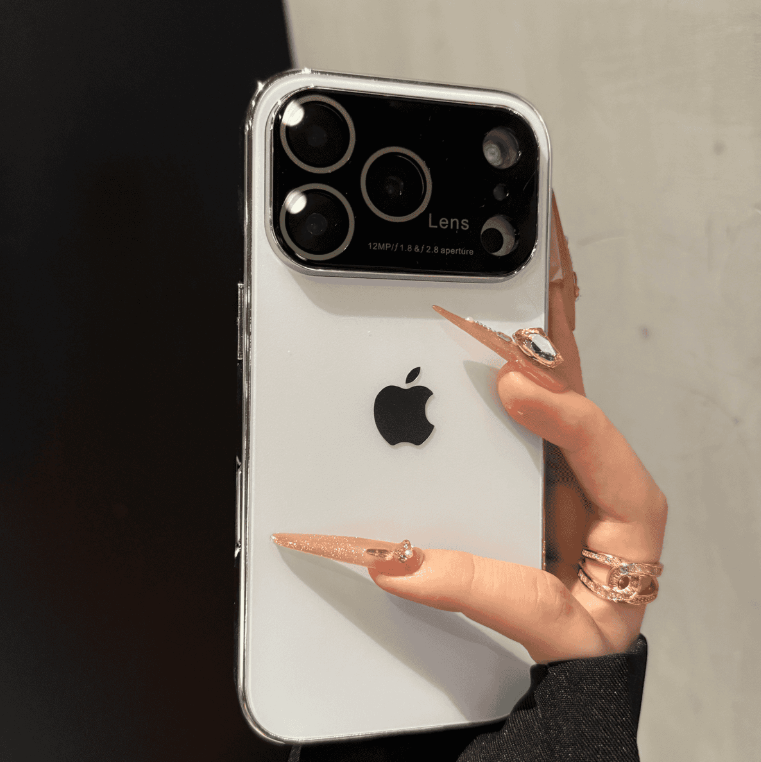 Aurora Laser Square Phone Case for iPhone Series