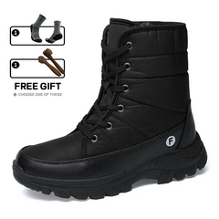 (Limited Time 70% Discount Event) Men's 2024 Winter New Ankle Support Wide Toe Snow Boots Orthopedic Arch Support Warm Anti-puncture Waterproof Non-slip Hiking Boots